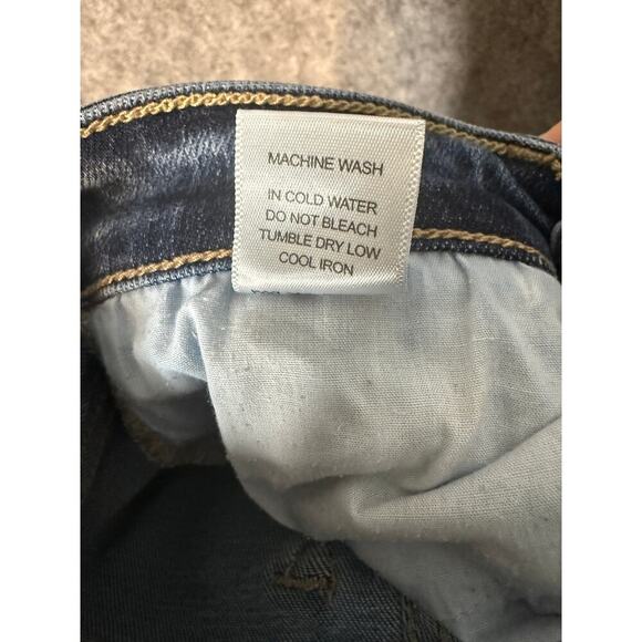 Judy Blue Distressed Boyfriend Fit Paint Spot Blue Jeans - Size 0/24 - Picture 6 of 10